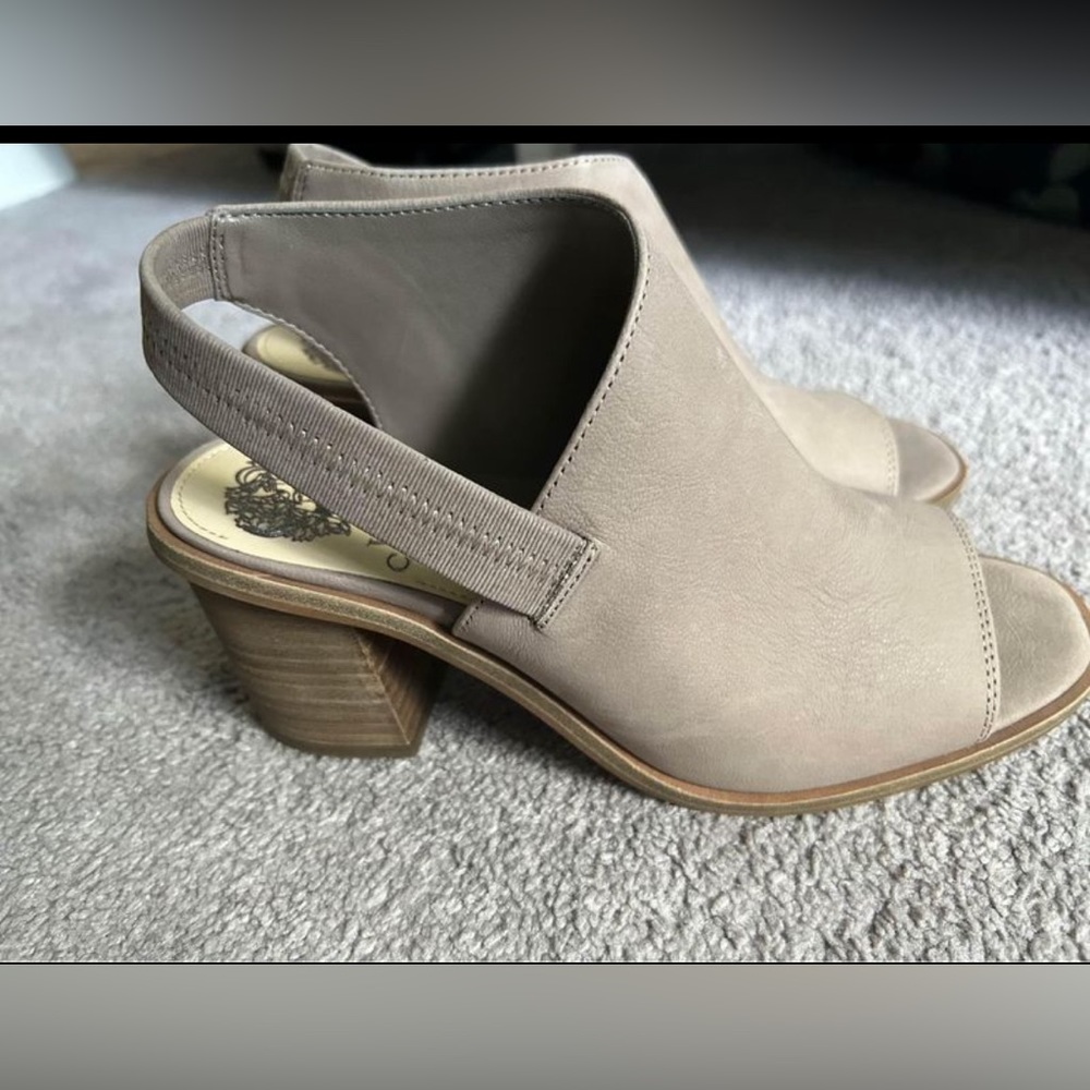 Vince Camuto open toe heels